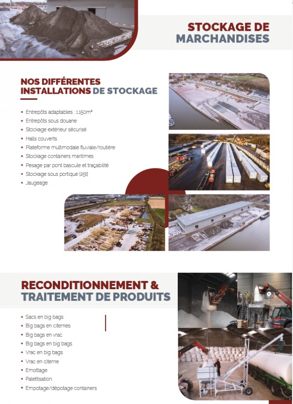 Stockage &amp; reconditionnement