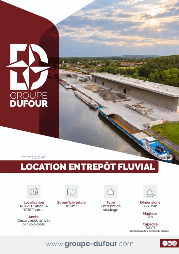 Entrep&ocirc;t fluvial - Rue du Canon, 14 7536 - Vaulx [BE]