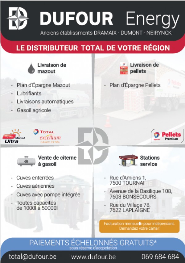 Publicité Fin-d&#039;année Dufour-Energy