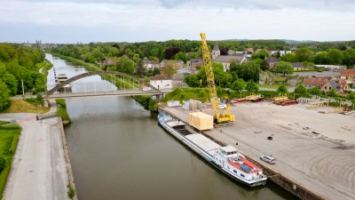 Transbordement d'un colis surprise de 40T