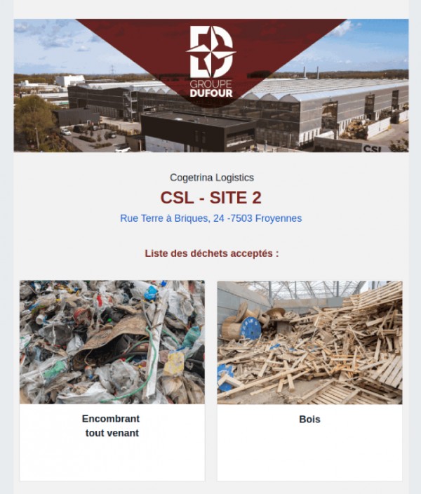 Nouvelles destinations pour les apports de vos déchets - Avril 2025