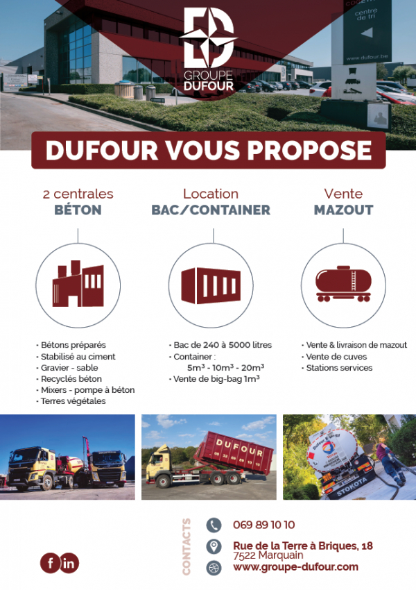 Du béton, des containers et du mazout